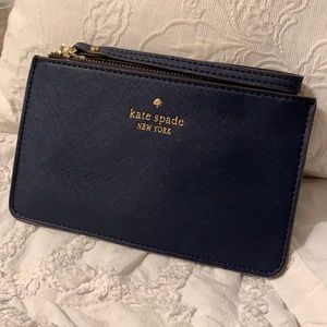 KATE SPADE Navy Blue Wristlet